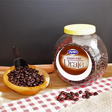 Uva Passa Drageada Brilhante com Chocolate Belga Meio Amargo